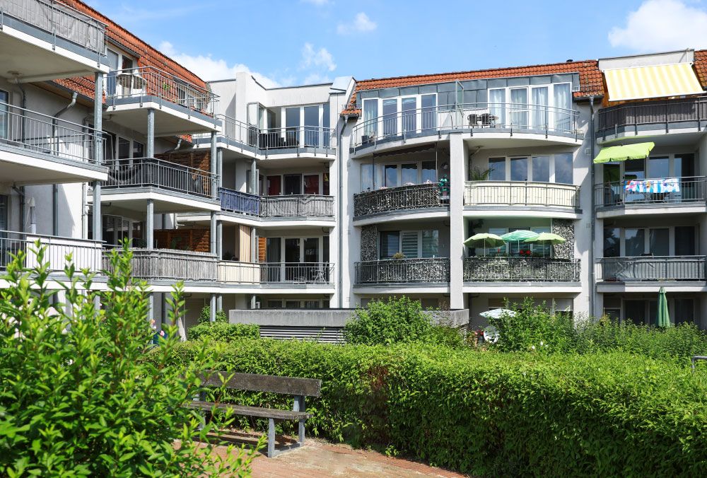 Außenansicht der vermieteten Außenansicht der verkauften Eigentumswohnung in Werder (Havel)